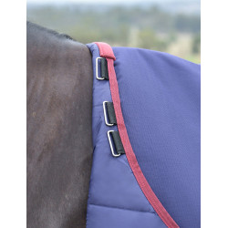 Couverture ComFiTec Essential Turnout Weatherbeeta 0g Marine / bordeaux Bleu