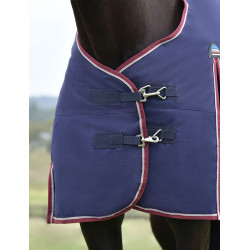 Couverture ComFiTec Essential Turnout Weatherbeeta 0g Marine / bordeaux Bleu