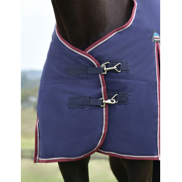 Couverture ComFiTec Essential Turnout Weatherbeeta 0g Marine / bordeaux Bleu