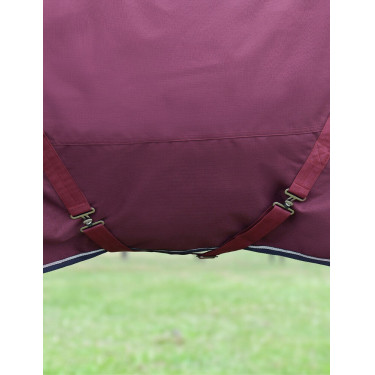 Couverture ComFiTec Essential Turnout Weatherbeeta 50g combo Bordeaux / marine Couverture ComFiTec Essential Turnout Weatherbeeta 50g combo Bordeaux / marine