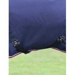 ComFiTec Essential Turnout Weatherbeeta 50g combo deken Marine / bordeaux Blauw