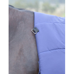 Couverture ComFiTec Essential Turnout Weatherbeeta 50g combo Marine / bordeaux Bleu