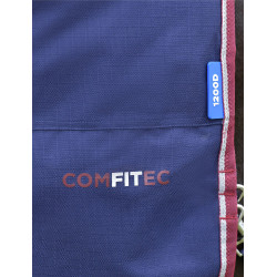 ComFiTec Essential Turnout Weatherbeeta 50g combo deken Marine / bordeaux Blauw
