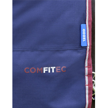 ComFiTec Essential Turnout Weatherbeeta 50g combo deken Marine / bordeaux Blauw