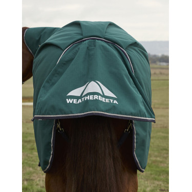 Couverture ComFiTec Plus Dynamic Turnout Weatherbeeta 100g cou détachable Vert forêt / marine