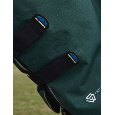 Couverture ComFiTec Plus Dynamic Turnout Weatherbeeta 100g cou détachable Vert forêt / marine