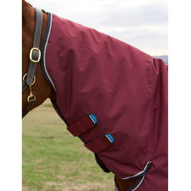 Deken ComFiTec Prelim Turnout Weatherbeeta Combo 0g Bordeaux / marineblauw