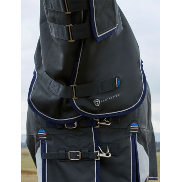 ComFiTec Ultra Turnout Weatherbeeta deken met afneembare hals 100 g Zwart