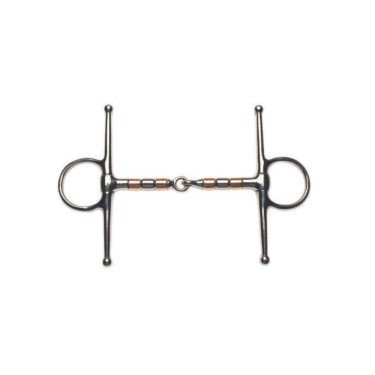 Mors Korsteel en acier inoxydable à rouleaux en cuivre et en acier à joues pleines