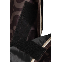 Couverture d'extérieur légère Glasgow avec couvre-encolure Horze Prune au chocolat