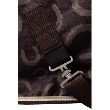 Couverture imperméable Glasgow 100 g Horze Prune au chocolat