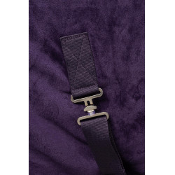 Couverture polaire Lincoln avec tour d'encolure en fourrure Horze Morelle noire