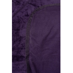 Couverture polaire Lincoln avec tour d'encolure en fourrure Horze Morelle noire