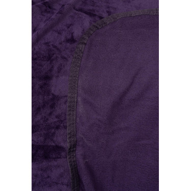 Couverture polaire Lincoln avec tour d'encolure en fourrure Horze Morelle noire