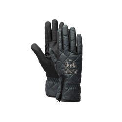 Gants d'équitation imperméables et rembourrés B Vertigo Onyx Vert scarabé