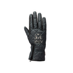 Gants d'équitation imperméables et rembourrés B Vertigo Onyx Vert scarabé
