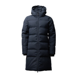 Manteau long Horze Paloma matelassé enfant Myrtille Gris