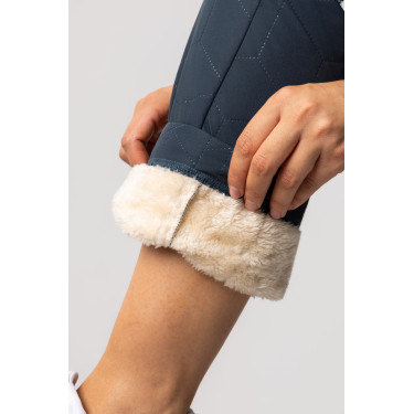 Pantalon thermique Horze Ida Myrtille Gris