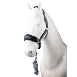 Halster en leadrope Horze Magic Stormgrijs