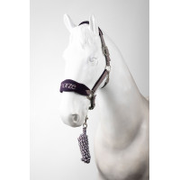 Halster en leadrope Horze Magic Violet vuursteen