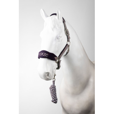 Halster en leadrope Horze Magic Violet vuursteen
