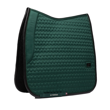 Tapis de selle en velours B Vertigo Velvet Vert scarabé