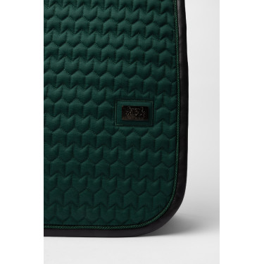 Tapis de selle en velours B Vertigo Velvet Vert scarabé