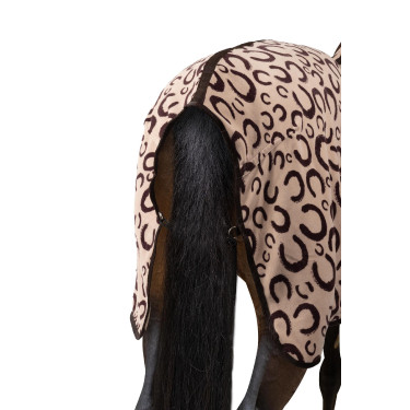 Horze fleece zweetdeken met lange vezels Humus