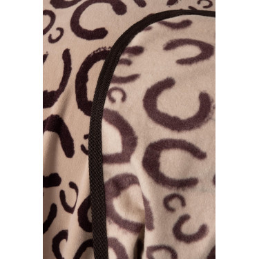 Horze fleece zweetdeken met lange vezels Humus