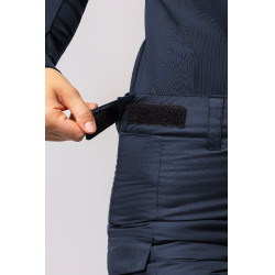 Damesrijbroek met full grip Horze Annica Bosbes Grijs