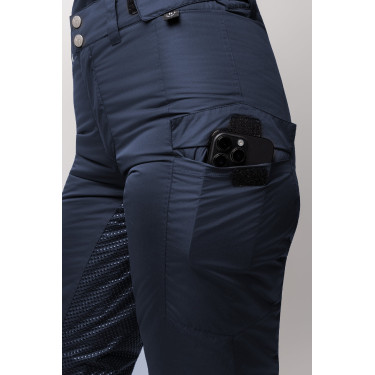 Pantalon full grip femme Horze Annica Myrtille Gris