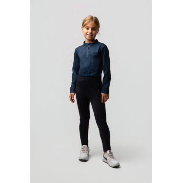 Legging thermique grip intégral enfants Horze Gillian Marine foncé Bleu