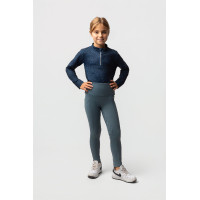 Legging thermique grip intégral enfants Horze Gillian Gris orage