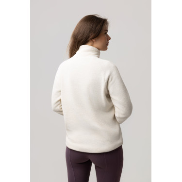 Pull en polaire anorak femme Horze Frieda Bleu jet strem