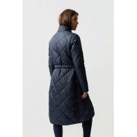 Sous veste longue pour imperméable Horze Hazel Marine titan Bleu marine