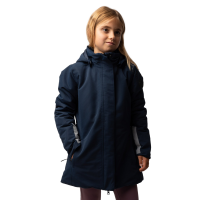 Veste d'hiver enfant Horze Jessie JR Myrtille Gris