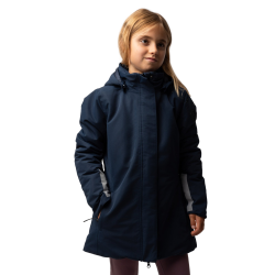Veste d'hiver enfant Horze Jessie JR Myrtille Gris