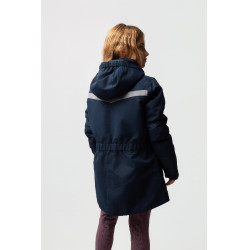 Veste d'hiver enfant Horze Jessie JR Myrtille Gris