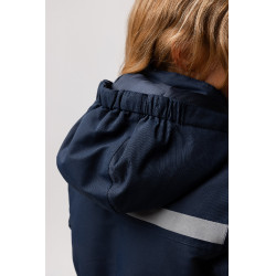 Veste d'hiver enfant Horze Jessie JR Myrtille Gris