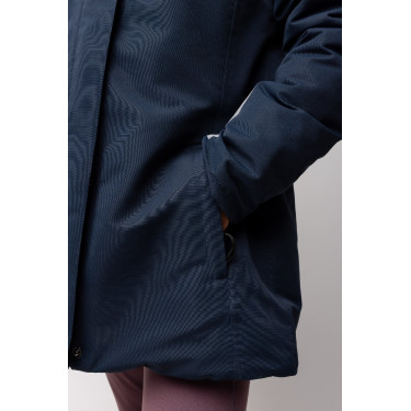 Veste d'hiver enfant Horze Jessie JR Myrtille Gris