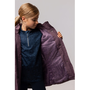 Veste d'hiver enfant Horze Jessie JR Violet silex