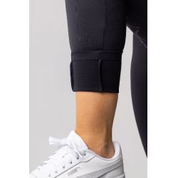 Legging thermique full grip femme Horze Gillian Marine foncé Bleu