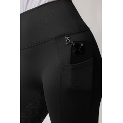 Legging thermique full grip femme Horze Gillian Noir