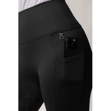 Legging thermique full grip femme Horze Gillian Noir