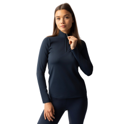 T-shirt d'entraînement àmanches longues femmes Horze Lilian Myrtille Gris