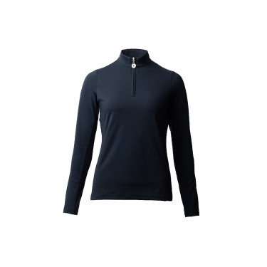 Dames trainingsshirt met lange mouwen Horze Lilian Bosbes Grijs