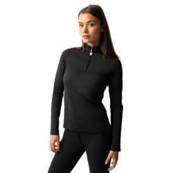 Dames trainingsshirt met lange mouwen Horze Lilian Zwart