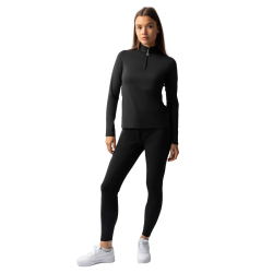 Dames trainingsshirt met lange mouwen Horze Lilian Zwart