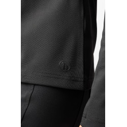 T-shirt d'entraînement àmanches longues femmes Horze Lilian Noir
