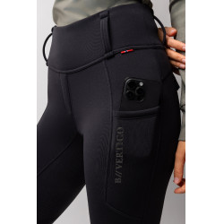 Pantalon thermique de compression fond intégral femme B Vertigo Chiara Beauté noir